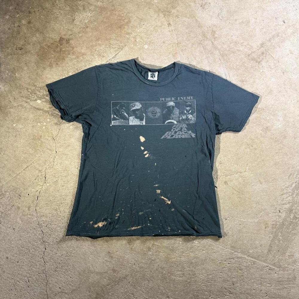 Black Public Enemy Fear of A Black Planet Graphic T-Shirt